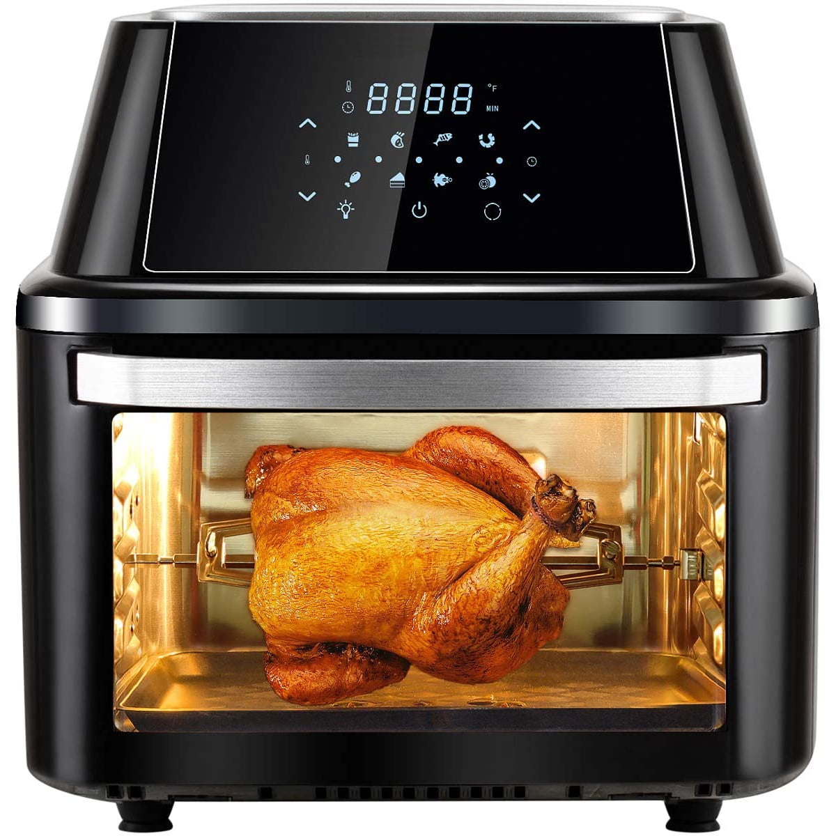 Eagle 17 Qt 1800W 8-in-1 Family Size Air Fryer Countertop Oven, Rotisserie,...