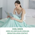 thumbnail image 5 of U by Bedsure Cooling Blanket Queen, Green Summer Lightweight Breathable Blanket with Rayon Derived from Bamboo, 5 of 6