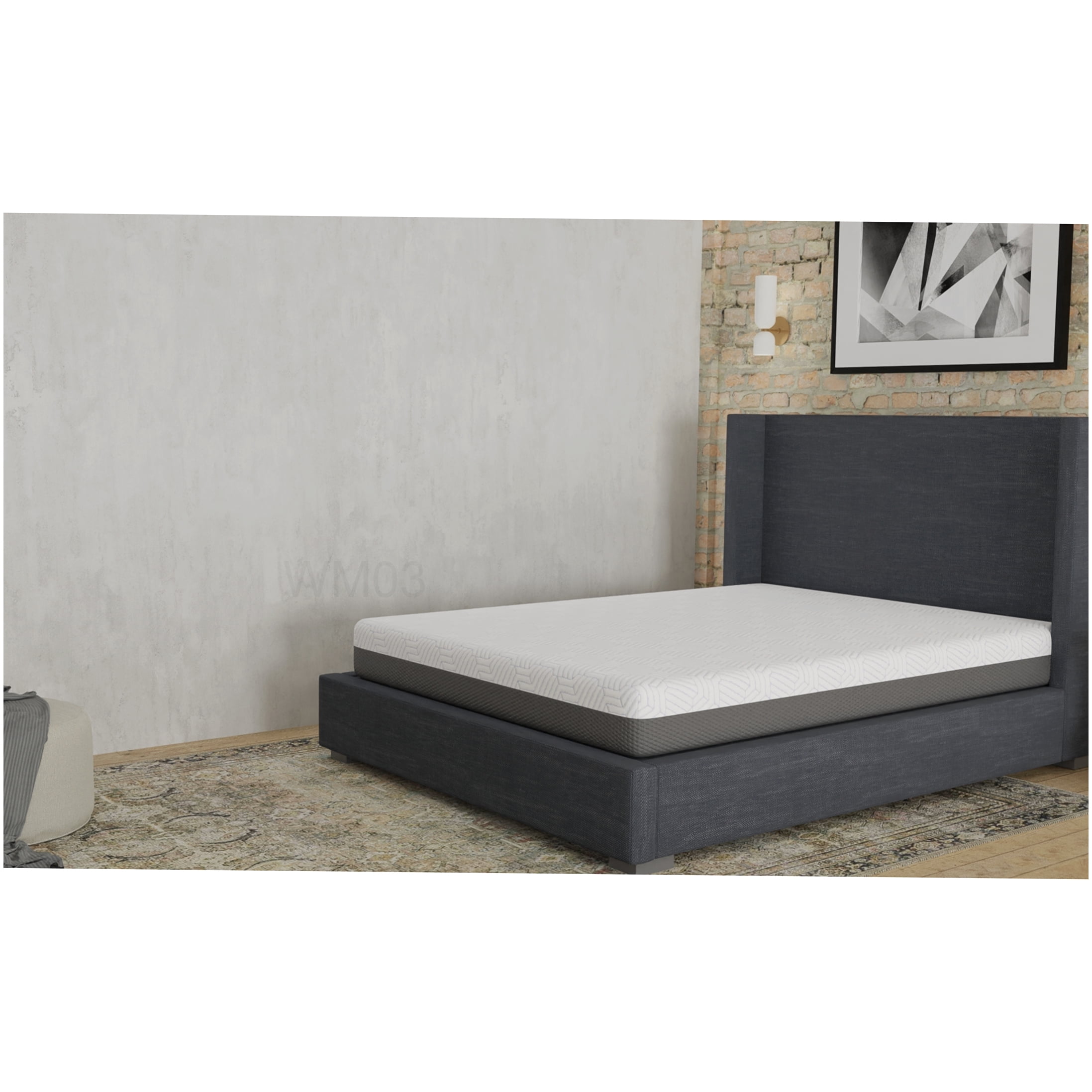 CHAMPFLAG California King Size Cooling Gel Memory Foam Mattress, 10 Inch, Medium Firm Support, CertiPUR-US Certified, Bed in a Box