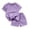 Purple, variant on CPNG Girls and Boys 2 Piece Short Set Kids Summer Outfit Solid Color Short Sleeve T-shirt Elastic Waist Shorts Set(Green,11-12 Years)