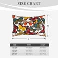 thumbnail image 6 of Daiia Retro Floral Butterfly Bedding Waterproof Pillow Protector Zippered Queen – Bed Bug Proof Pillow Encasement-16"x24", 6 of 9