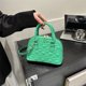 thumbnail image 2 of Bolso de mano para mujer, Bolso de mano de cuero PU, Bolso cruzado elegante Simple (verde), 2 of 6