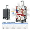 thumbnail image 6 of Haiem Colorful Mushrooms (2) Luggage Cover,Durable, Washable Suitcase Protector With Anti-Scratch Technology - Keep Your Luggage Looking New Large, 6 of 9