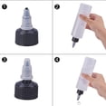 thumbnail image 2 of 8Pack 7.8 Ounce Plastic Squeeze Dispensing Bottles with Black Twist Cap Open/Close Nozzle - Good for Crafts Art Glue Multi Purpose, 2 of 6