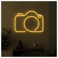 thumbnail image 2 of Letrero De Neón Con Forma Cámara, Diseño Minimalista, Ideal Para Estudios Fotográficos, Brillo Ajustable, 38cm, 2 of 3