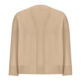 thumbnail image 3 of Women's Lightweight Lace Crochet Cardigan 3/4 Sleeve Knit Shawl Top Cardigan Women plus Size 3x Button Cardigan Sweater Kimono Cardigans for Women Summer Sweater Taupe Womens Oversize Cardigans, 3 of 5