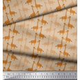 thumbnail image 2 of Soimoi Cotton Voile Fabric Giraffe Kids Print Sewing Fabric Yard 56 Inch Wide, 2 of 3