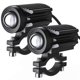 thumbnail image 1 of 2pcs Motorcycle Led Driving Lights 12000lm Tri-color Mini Headlights Fog Lights 60w 6000k, 1 of 3