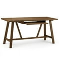 thumbnail image 4 of Allora Contemporary Computer Desk in Rustic Natural Aged Brown, 4 of 10