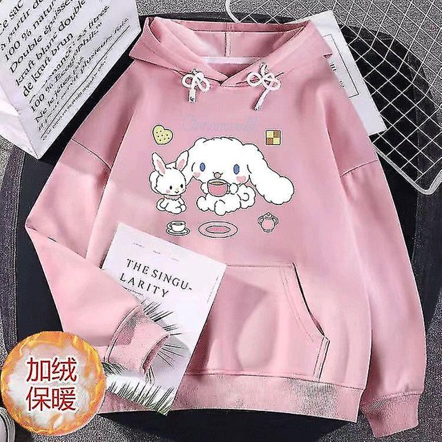 Sanrioed Anime Cinnamoroll Kuromi My Melody felpa niños sudaderas con capucha ropa niño niña bebé