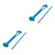 thumbnail image 1 of Tablero de segundo piso de Metal sweethay 1:12 piezas del eje de transmisión Central reemplazo modificado para WLtoys 124016 124017 Azul, 1 of 6