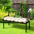thumbnail image 3 of Gymax Outdoor Indoor Bench Cushion Patio Chair Cushion 52'' x 19.5'' x 6'' Beige, 3 of 10