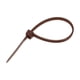 thumbnail image 4 of Bridas Uxcell Bridas de cable Bridas ajustables Envolturas de bridas de nylon autolock 3.94" x 0.1" Marrón 100pcs, 4 of 5
