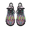 thumbnail image 1 of Colorful Tribal Aztec Cartoon Pattern Non-slip Flats for Women Mesh Shock Absorbing Running Shoes Outdoor Work Walking Footwear, 1 of 5