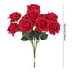 thumbnail image 5 of Rosa artificial de 10 cabezas, flor de seda falsa, centro de mesa para boda, fiesta, jarrón DIY, decoración de flores artificiales, 5 of 7