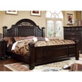 thumbnail image 1 of Furniture of America Collier Wood Panel Bed, California King, Dark Walnut, 1 of 3