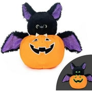 My OLi Plush Pumpkins Stuffed Bat Plush Toy Pumpkins with Removable Bat Glow in The Dark Toy Gifts for Kids Baby Toddler