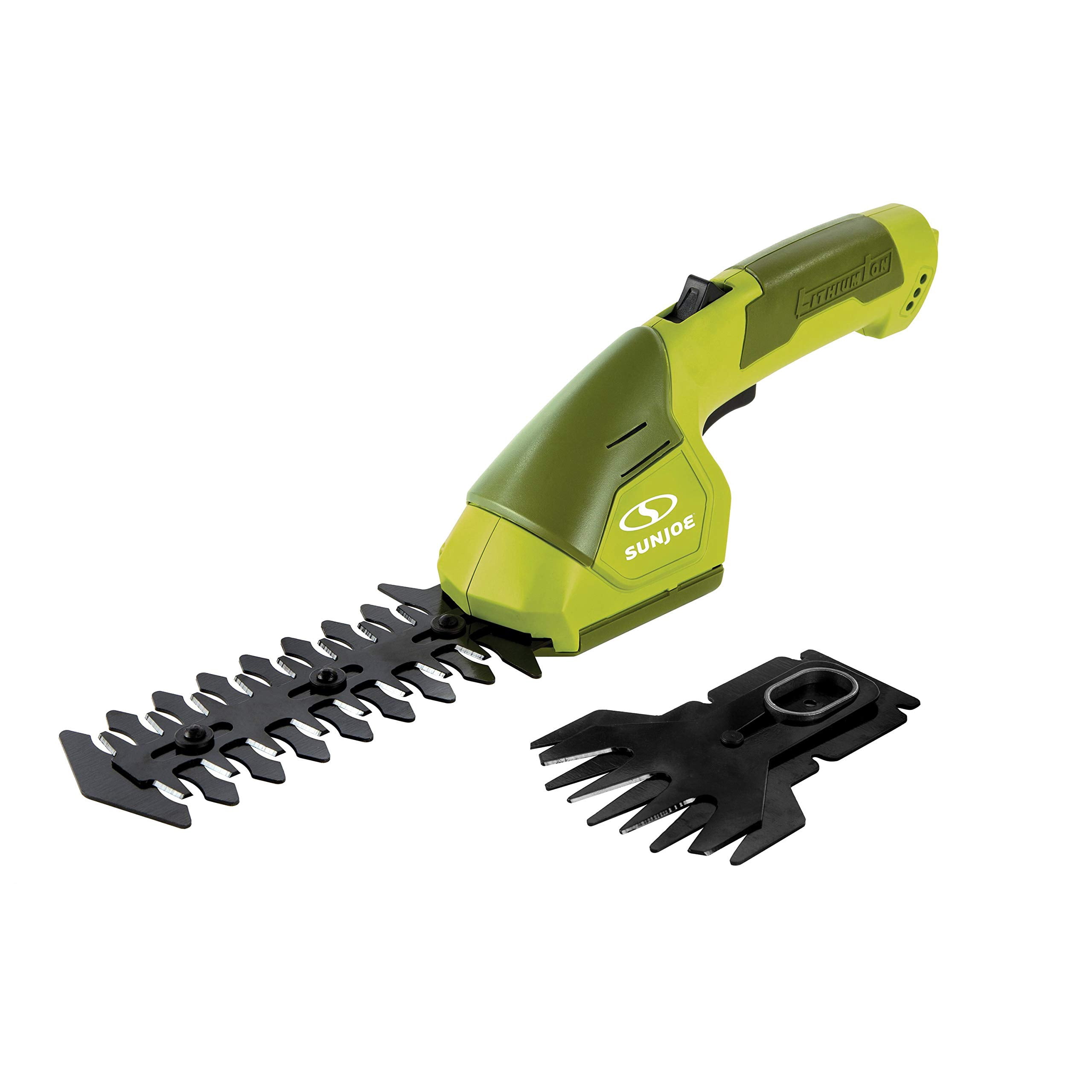 Restored Sun Joe HJ604C 7.2-Volt 2-in-1 1250-RPM Cordless Grass Shear / Shrubber Handheld Trimmer, Rechargeable On-board Lithium-Ion Battery and Charger Included (Refurbished)