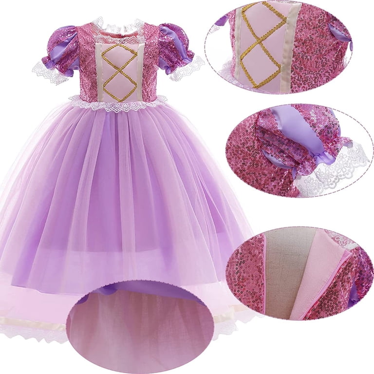 strapless open back dress Princess Sofia the First Dress Ball Gown with Pearls – Cosplayrr