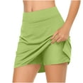 thumbnail image 5 of Felirenzacia Women Skorts Skirts Athletic Golf Tennis Swim Skirts with 20" Knee Length for Women Green,XL, 5 of 5
