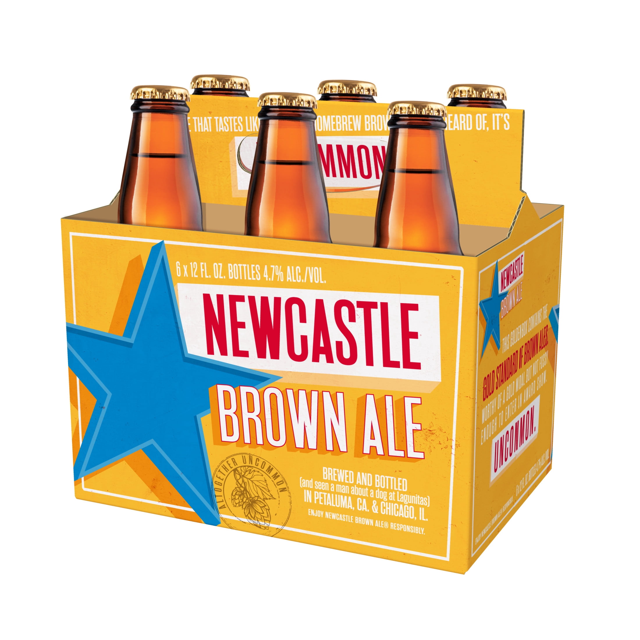 Newcastle Brown Ale Beer, 6 pack, 12 fl oz Bottles
