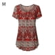 thumbnail image 1 of Camiseta de mujer con cuello redondo, manga corta, camiseta estampada, Inevent AP001627-06, 1 of 7