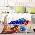 thumbnail image 4 of Sonic - Sonic anti-pilling, suave, ligera, esponjosa y acogedora de lujo para hogar y cocina – Perfecta para niños y adultos,130X150cm, 4 of 6
