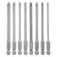 thumbnail image 1 of Juego de 8 piezas de puntas de destornillador Phillips Uxcell de 4" de longitud, brocas magnéticas en cruz, 1 of 6