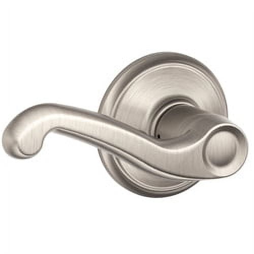 SCHLAGE Lock CO F10V FLA 619 Flair Pass Lockset, Satin Nickel