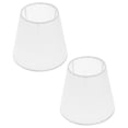 thumbnail image 4 of 2Pcs Simple Cloth Lampshade Creative Ceiling Light Cover Lamp Accessory White, 4 of 8