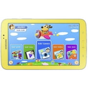 Refurbished Samsung Galaxy Kids Tab 3 with WiFi 7" Touchscreen Tablet PC Featuring Android 4.1.2 (Jelly Bean) Operating System, Yellow with Orange Bumper Case