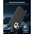 thumbnail image 4 of For Apple iPhone 16 Pro Heavy Duty Armor Shockproof Protective Hybrid Case Cover With Clip Gray/White, 4 of 5