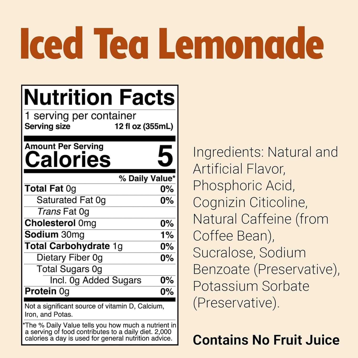 BUM Energy Iced Tea Lemonade Energy Drink, Zero Sugar, 112mg Natural Caffeine, Crash Free Focus, 12 fl oz Can