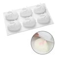 thumbnail image 3 of AMLESO 6 Grids Easter Rabbit Bunny Cake Baking Mold DIY Chocolate Mold Soap Mold for, 3 of 8