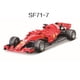 thumbnail image 1 of Bburago-modelo de coche de fundición a presión Ferrari SF70 5 7, juguete de colección de regalo, 1:43 Fivean unisex, 1 of 2