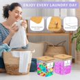 thumbnail image 4 of 3 Pack Laundry Pods Container, Clear Laundry Detergent Powder Storage Containers, Laundry Room Organization and Storage with Laundry Labels and Scoop, for Detergent Pods, Powder, Scent Boosters, Beads, 4 of 7