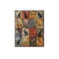 thumbnail image 1 of Dvkptbk Black Cat Blanket Blacks Cats and Flower Patterns Flannel Blanket Non-Functional Blankets Home Essentials, 1 of 3