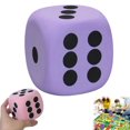 thumbnail image 1 of MesaSe Large Foam Dice Color Foam Dice 3.15 Inches Big Dice For Building Educational Math Teaching Pastime Party 6 Foam Dice Anxiety Dice For Stress Rel, 1 of 3