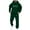 Army Green, variant on Two Piece Tracksuit Set for Men Long Sleeve Hoodie Sweatsuits Casual Athletic Outfits Hooded Sweatshirt and Sweatpants Jogging Matching Suit on Sale Black XXL