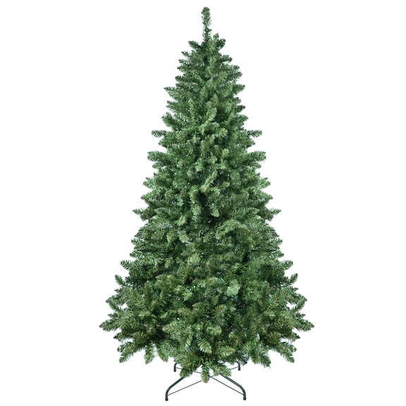 Flower Dance®  9ft Green Christmas Tree with 620 WiFi-Controlled RGB LED Lights, 1721 PVC Tips, 38 Light Functions, Music Sync, Hinged Structure & Metal Stand – Smart App-Controlled Holiday Tree