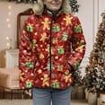 thumbnail image 6 of larppty Jackets for Women Fashion 2025 Christmas Coat for Women Casual Quilted Lightweight Outerwear Coats (Red, 4XL), 6 of 8
