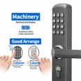 thumbnail image 4 of MUTEX Mechanical Keyless Lock MX230G with Keypad & Mechanic Key Entry both Inside & Outside, Water & Heat/Fire Proof, 100% Mechanical, Very Reliable, 4 of 7