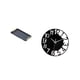 thumbnail image 5 of Elegante bandeja organizadora rectangular y reloj de pared acrílico silencioso para soluciones de servicio y control del en bares, oficinas y b, 5 of 8