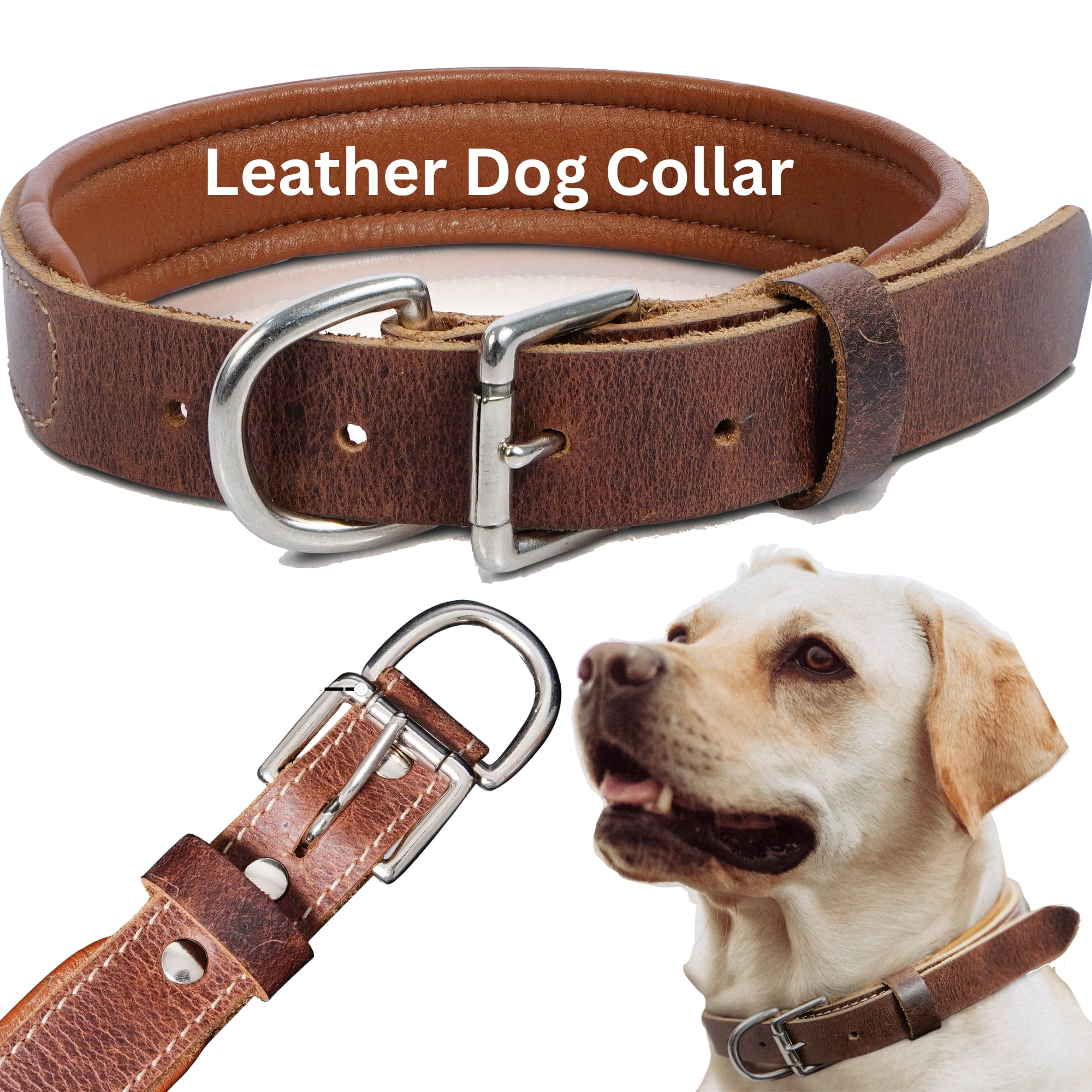 RAWHYD Adjustable Leather Dog Pull Collar Bourbon Liberia Ubuy
