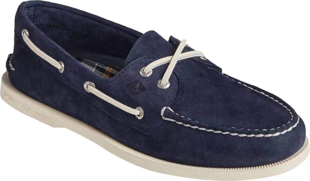 Navy Sperry Authentic Original 2 Eye Canvas Boat Shoe 