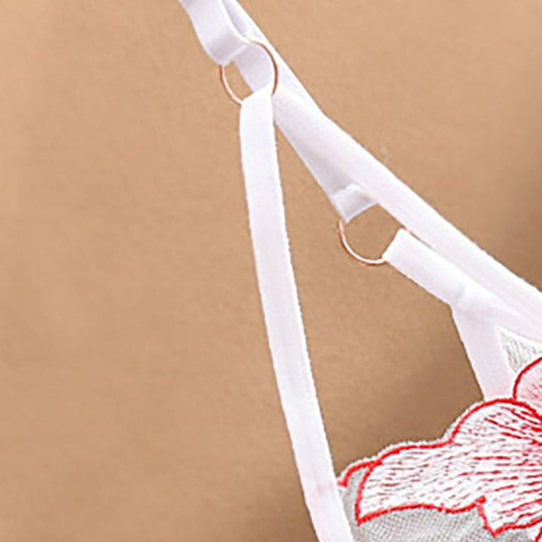 Lopecy-Sta Women Sexy Lace Underwear Lingerie Thongs Panties Ladies  Underwear Underpants Discount Clearance Thongs for Women Pack Birthday  Present White 