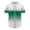 Green, variant on Men’s Gradient Print Shirts Short Sleeve Baseball Jersey Stand Collar Full Button Down Breathable Tees Trendy Summer Casual Tops