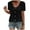 Black, variant on Womens Tops Casual Short Sleeve Tube Tops Summer Cute Tshirts Shirts Tummy Hiding Blouses for Work Casual