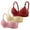 Watermelon Red, variant on Arlun 3PCS Soft Wireless Comfort Bras for Women No Underwire Push up Seamless Bralettes Plus Size Breathable Thin Cup Wire Free Full Coverage Support Everyday Bras Watermelon Red 44