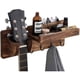 thumbnail image 5 of Percha de guitarra de madera con ganchos de metal para soporte de pared Titular de la sala Entrada de la sala de estantería de estantería interior de la oficina de la oficina Scienceny HA059654-00B, 5 of 7